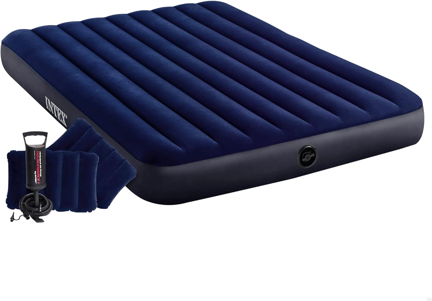 Intex Inflatable Mattress for Two with Cushions and Valve
