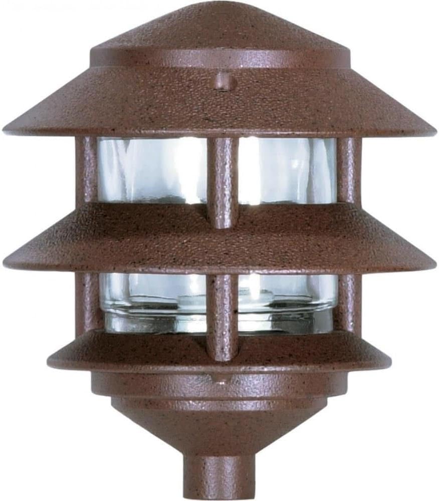 NUVO SF76 632 One 2 Louver Pathway Light Old Bronze