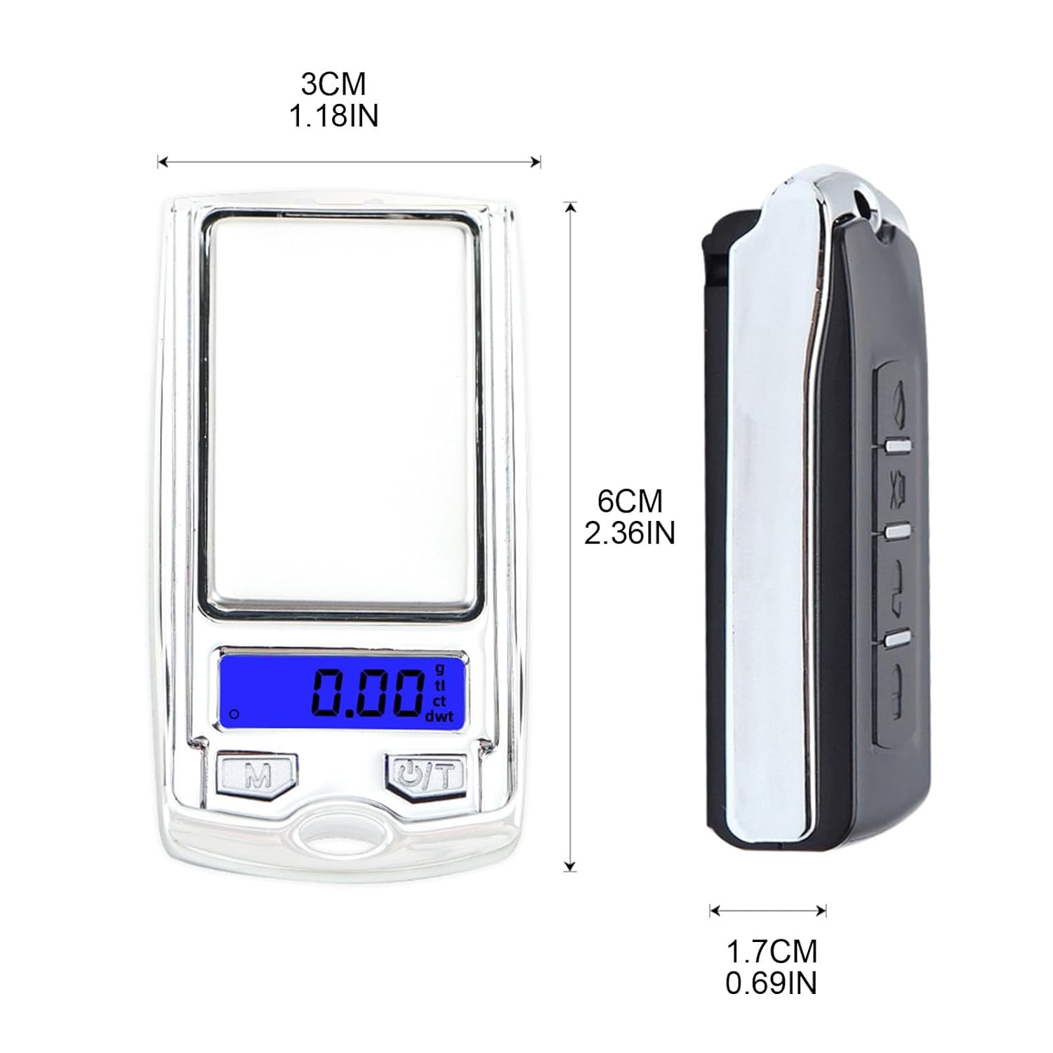 Digital Pocket Scale with LED Display 200g 001g for Kitchen Jewelry
