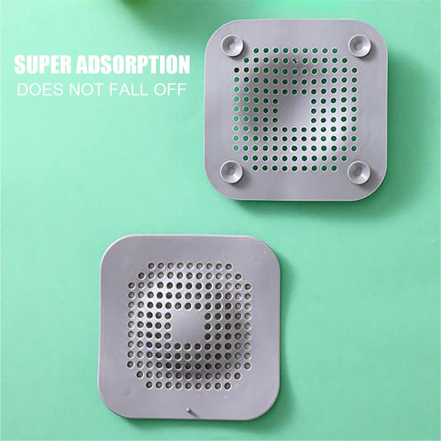 Hair Catcher with Suction Cups 2 Pack