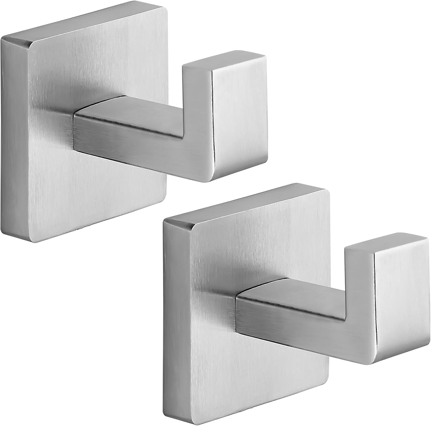 Fenas Towel Hooks 2 Pack Brushed Nickel Stainless Steel 1