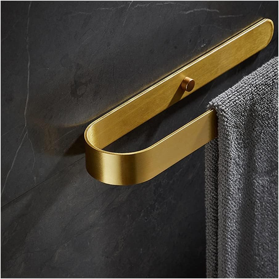 ANNBKA Brush Gold Wall-Mounted Towel Bar 1