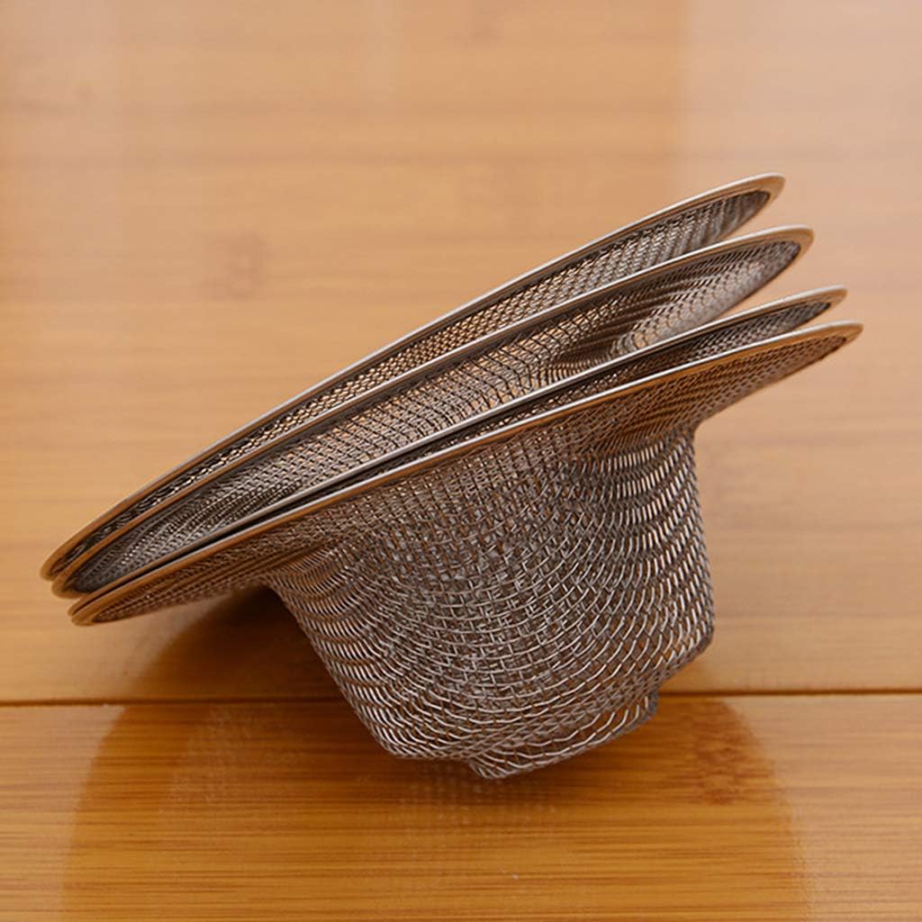 Stainless Steel Sink Strainer Hair Catcher Stopper for Kitchen and Bathroom