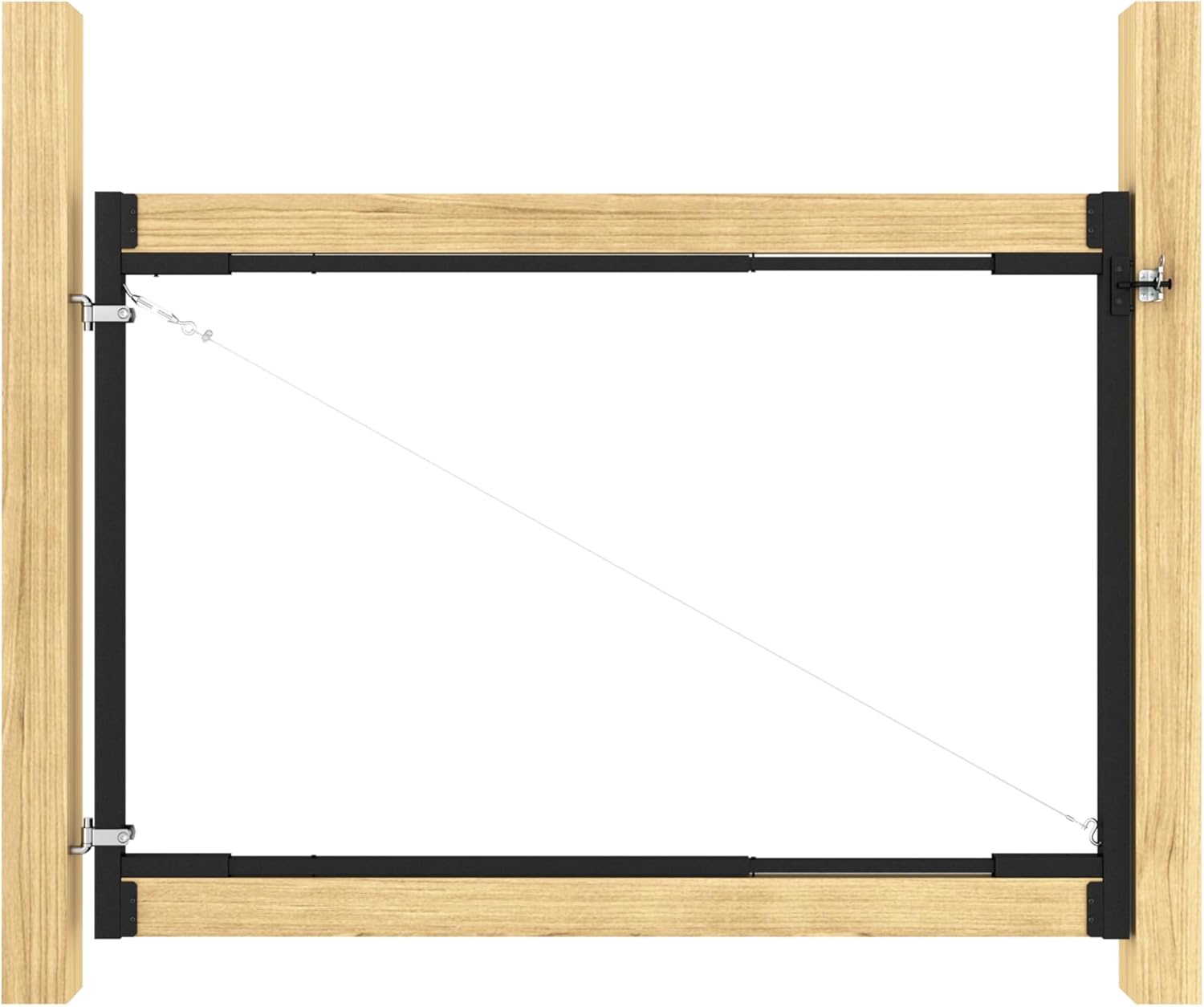 BARNSMITH Anti Sag Gate Kit for Wooden Fences