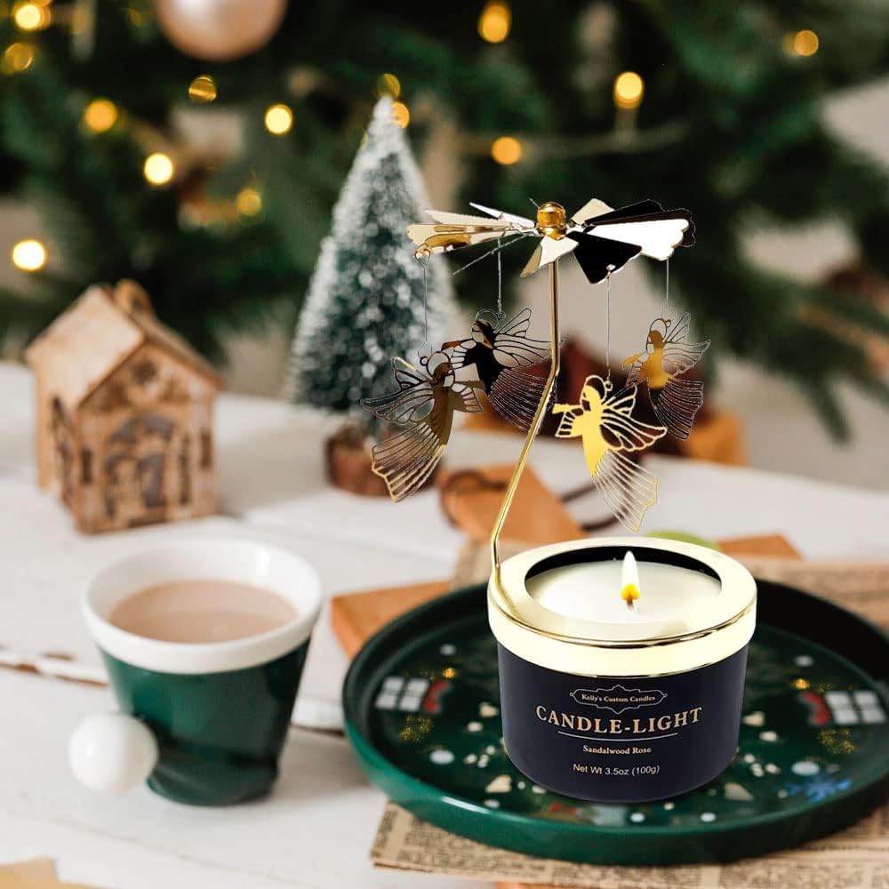 Kellys Custom Candles Angel Rotating Scented Candle
