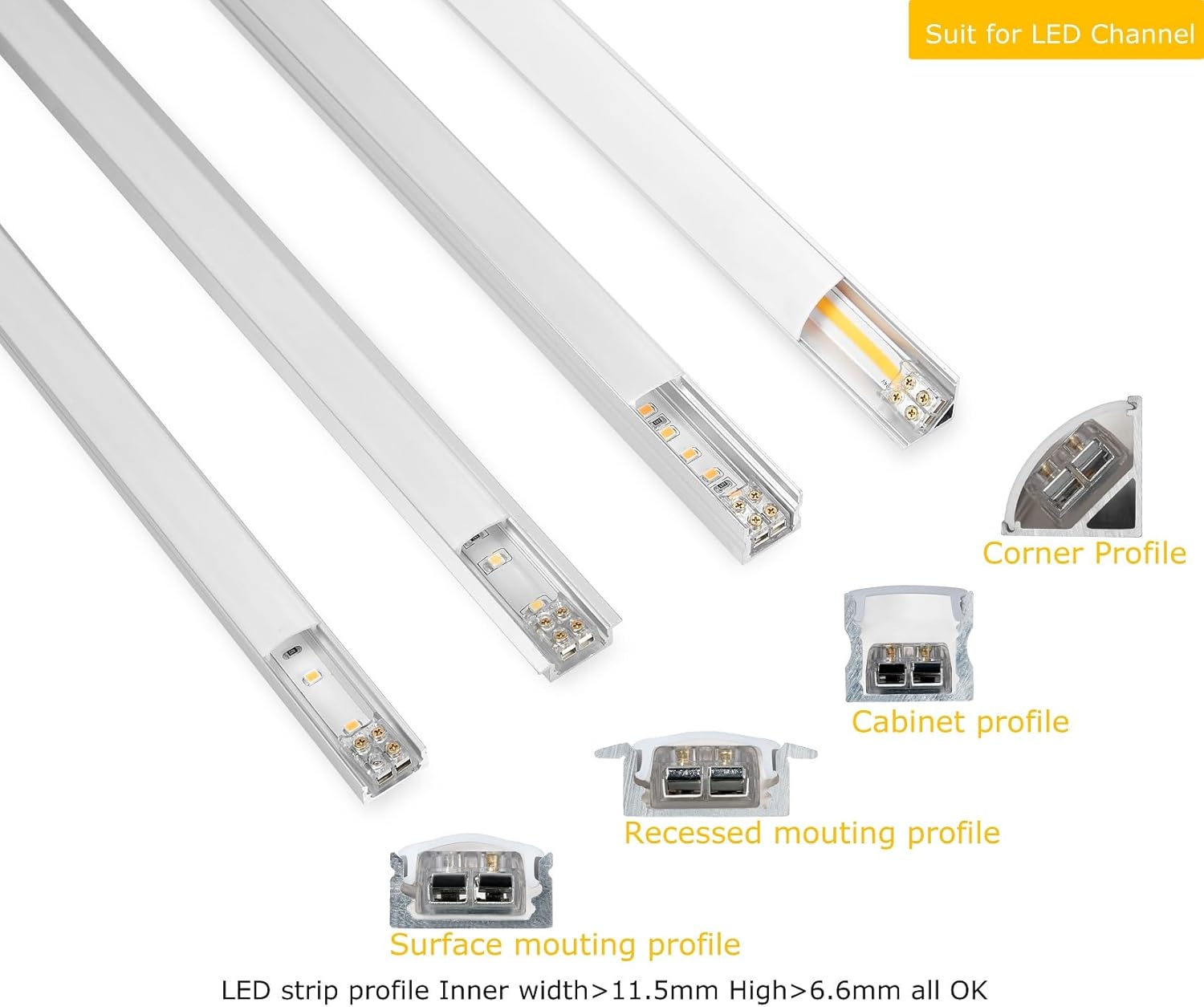 Threetwofour 10mm 2Pin LED Strip Connector 15Pac