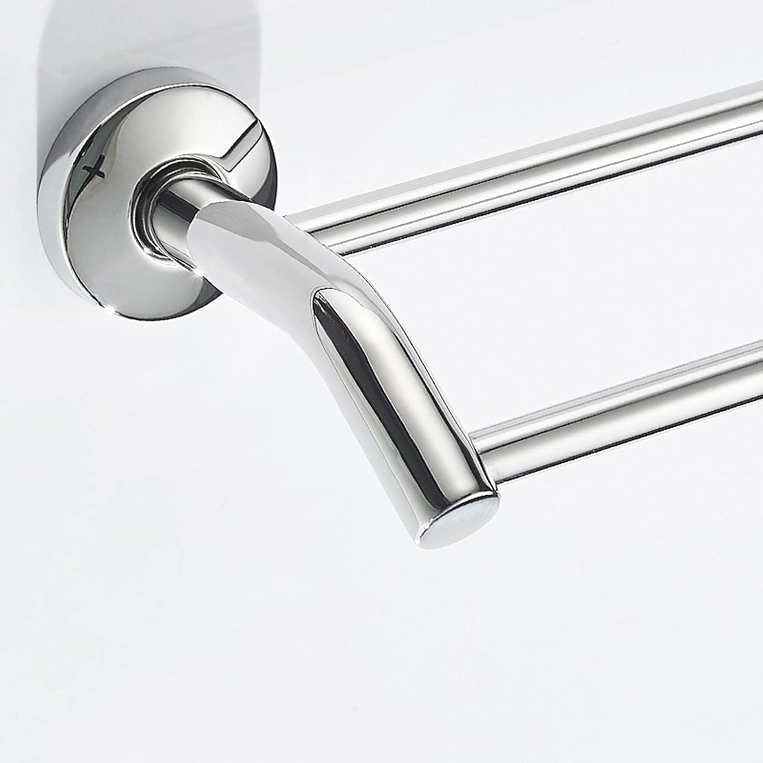 TiStm Double Towel Rail Wall Mount 30Cm Stainless Steel