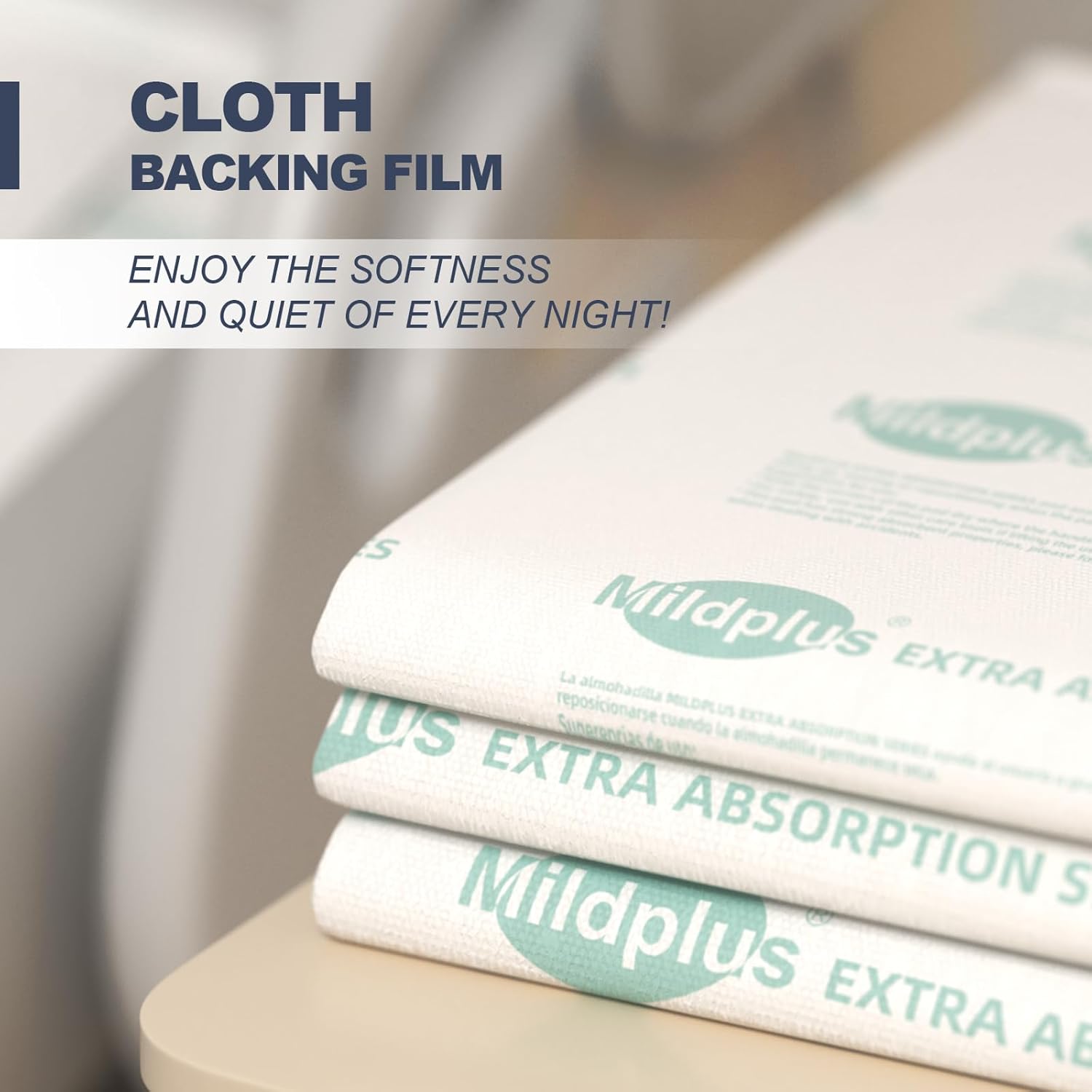 MILDPLUS Heavy Duty Underpads 40X40 Super Size 20 Count Discreet Packaging