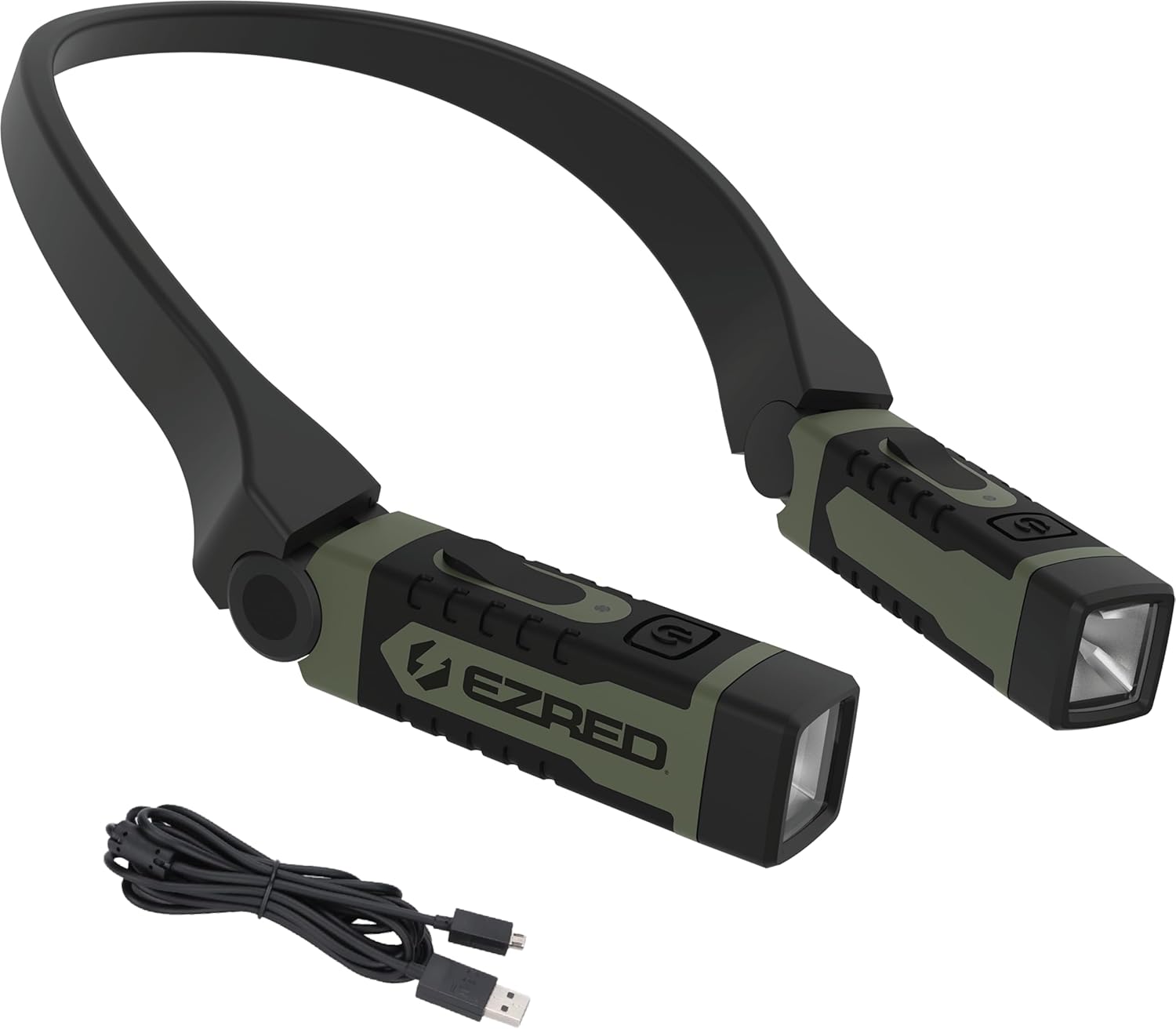 EZRED ANYWEAR Rechargeable Neck Light - Soft Green 1