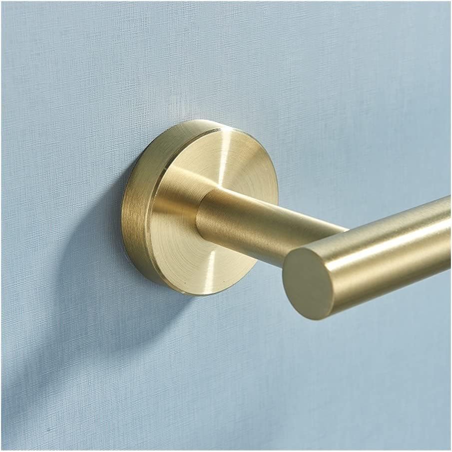 ANNBKA Brushed Gold Bathroom Towel Bar Set 1