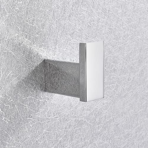 ANNBKA Chrome Robe Hook Towel Rail Set