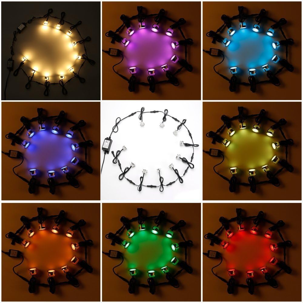 Sumaote 6pcs LED Deck Light Kit with WiFi Smart Control