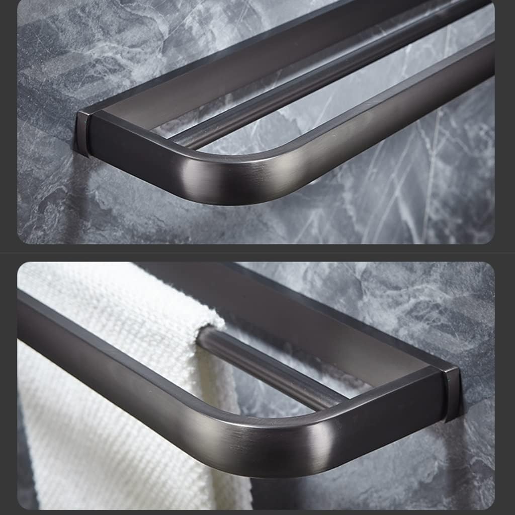 ANNBKA All Copper Grey Bathroom Hardware Set 1