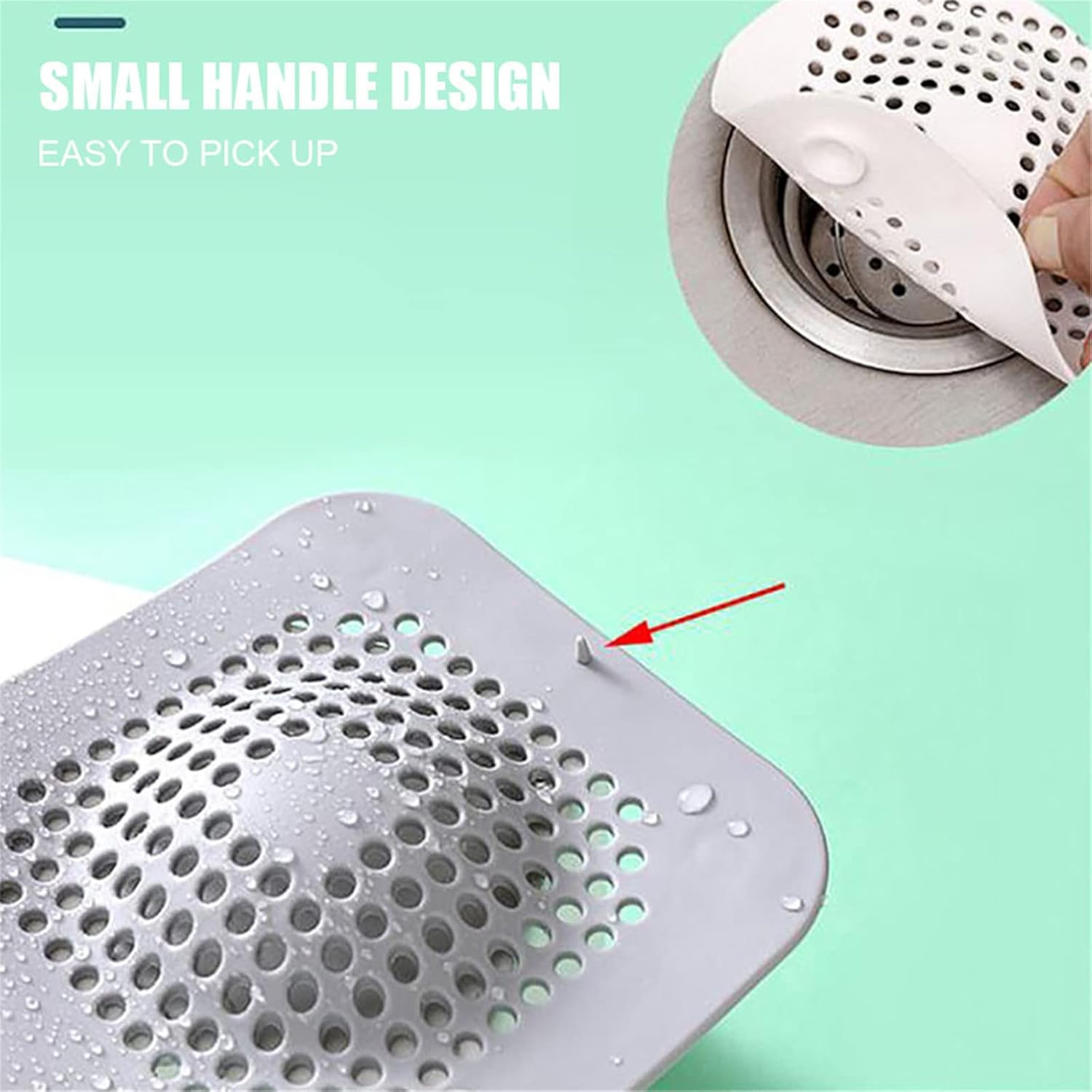 Hair Catcher with Suction Cups 2 Pack