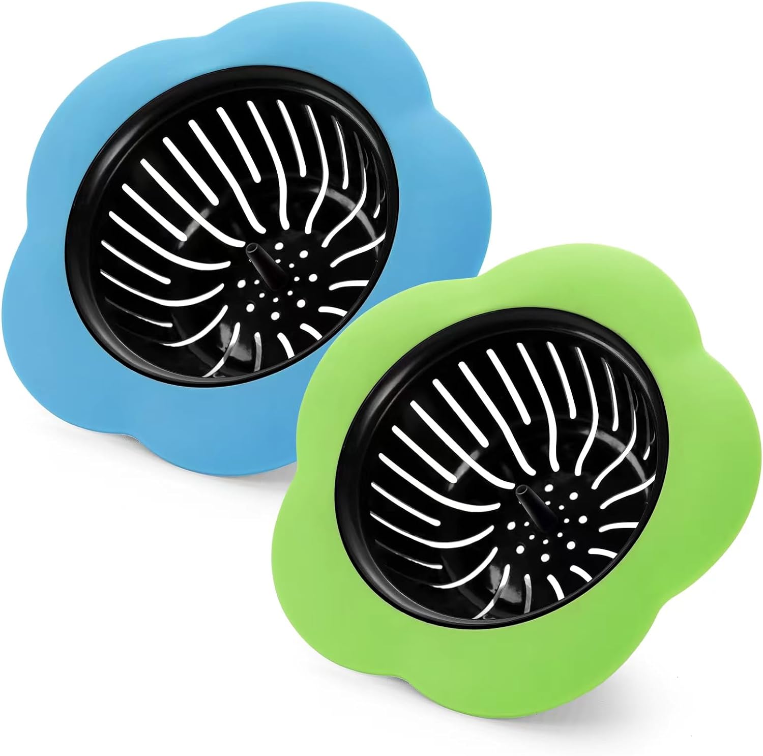 2 Pcs Kitchen Sink Strainer with Stain Resistant Design