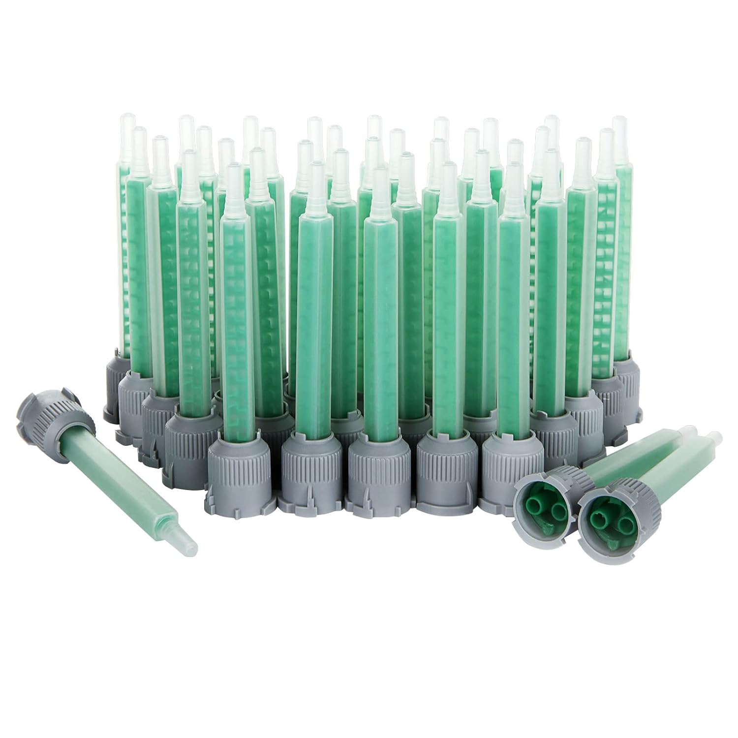 LANIAKEA 50 Pcs Epoxy Mixing Nozzle Tips 35 Inch