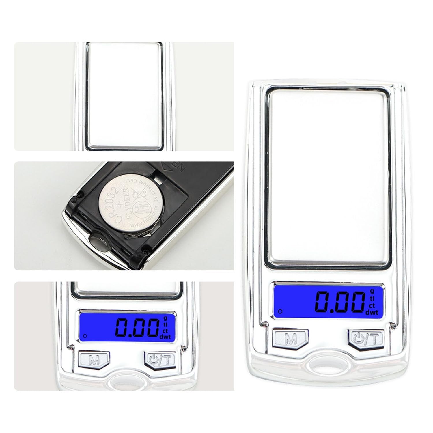 Digital Pocket Scale with LED Display 200g 001g for Kitchen Jewelry