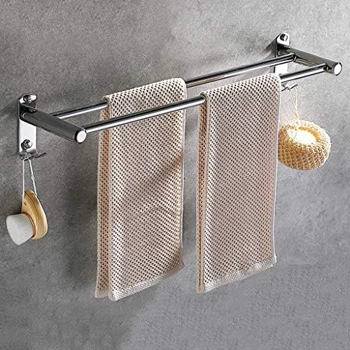 Stainless Steel Double Towel Bar Holder 60Cm 1