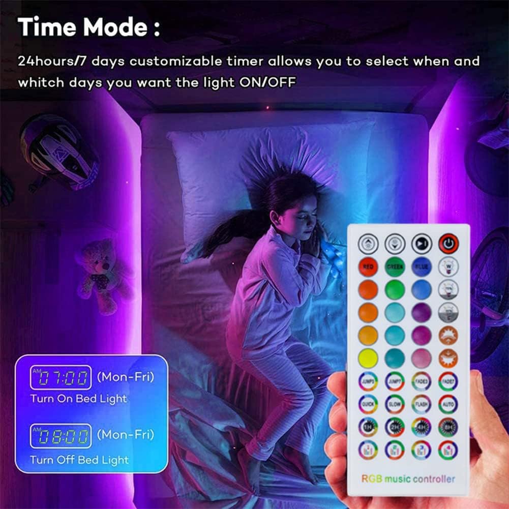 GXILEE Bluetooth RGB LED Controller with UL Power and 4 Pin Connectors