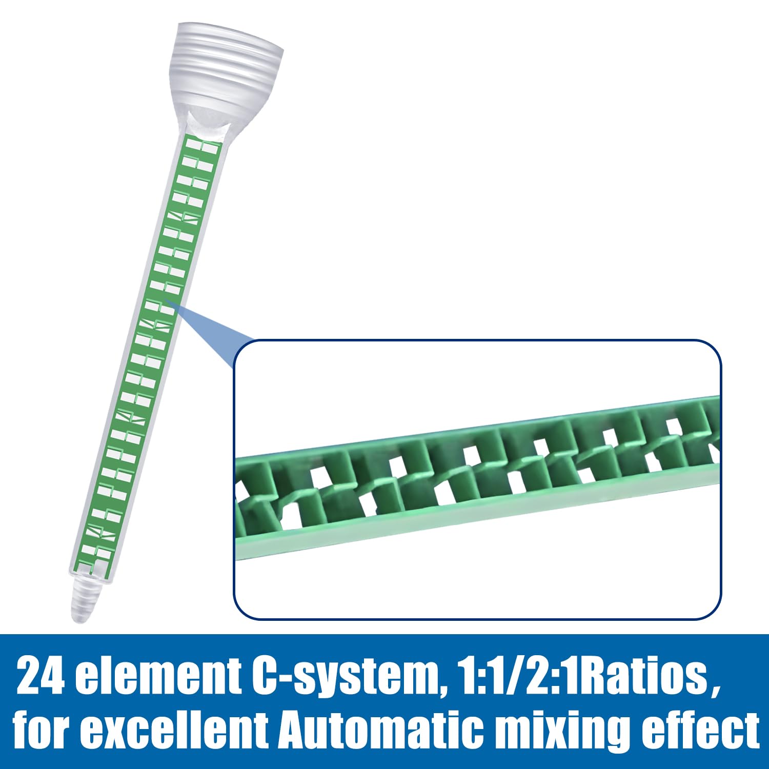 Epoxy Mixing Nozzles 10 PCS 1112 Ratio Cartridge Tips