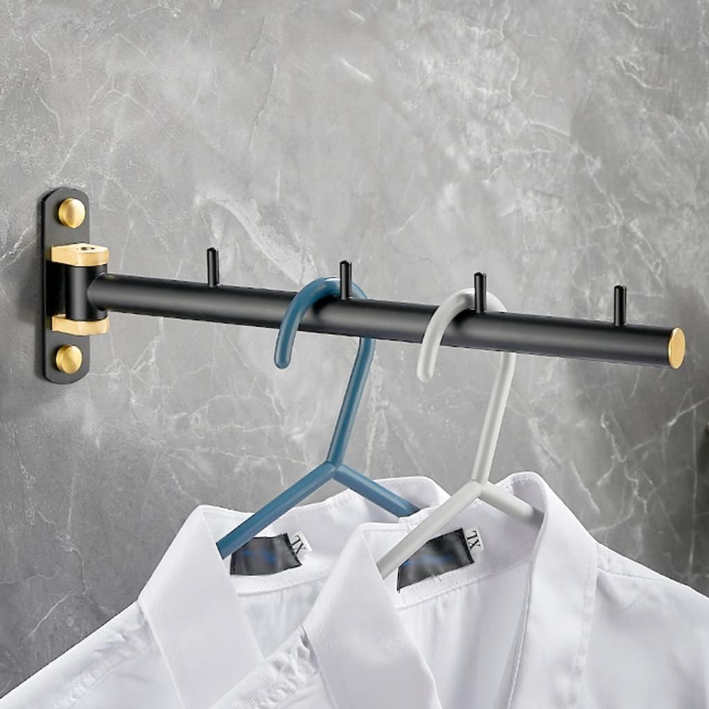 ANNBKA Bathroom Accessory Set with Towel Rack and Coat Hooks 1
