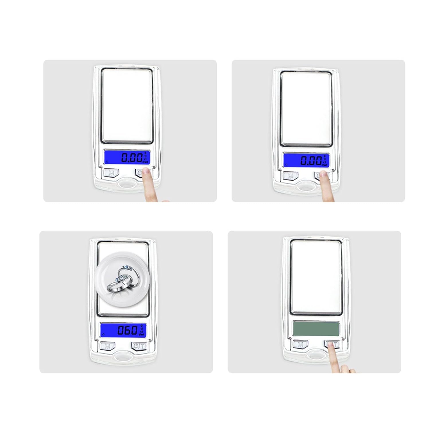 Digital Pocket Scale with LED Display 200g 001g for Kitchen Jewelry
