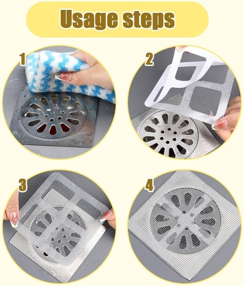 DONGLING Disposable Drain Covers for Hair Catcher