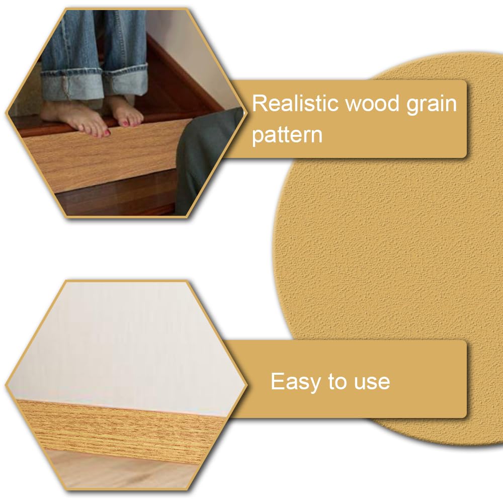 PENKOHOME Wood Grain Floor Repair Duct Tape Roll