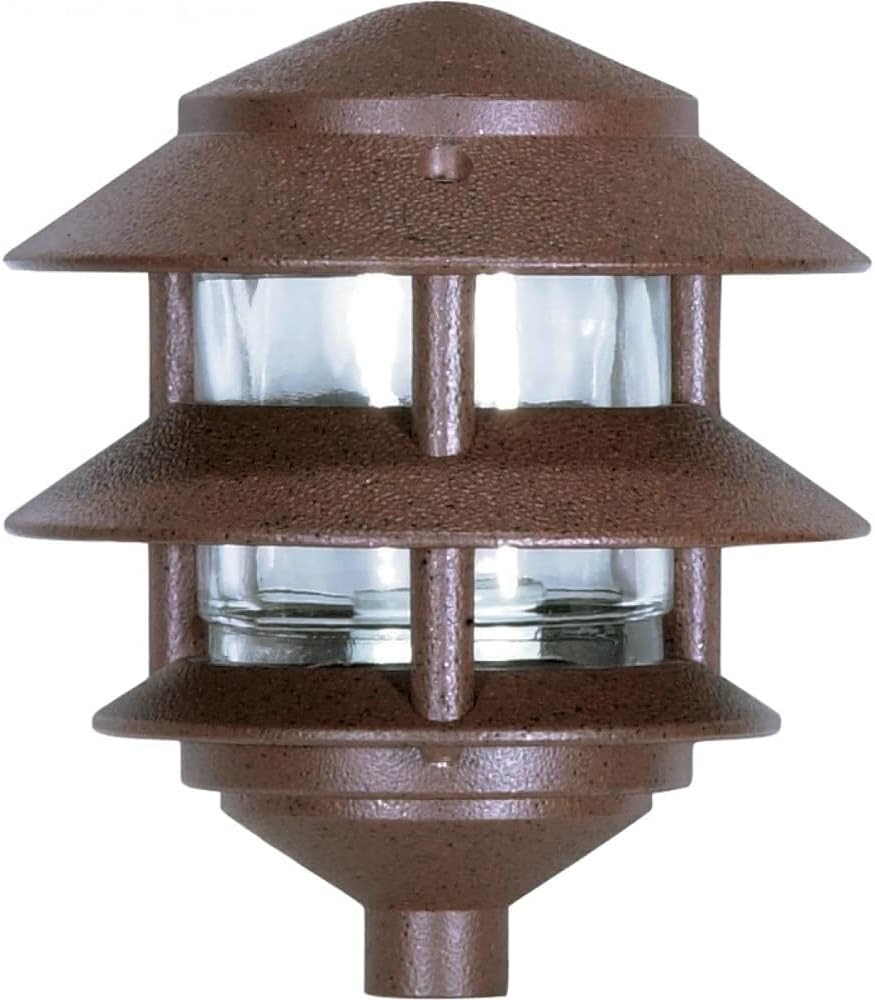 NUVO SF76 632 One 2 Louver Pathway Light Old Bronze