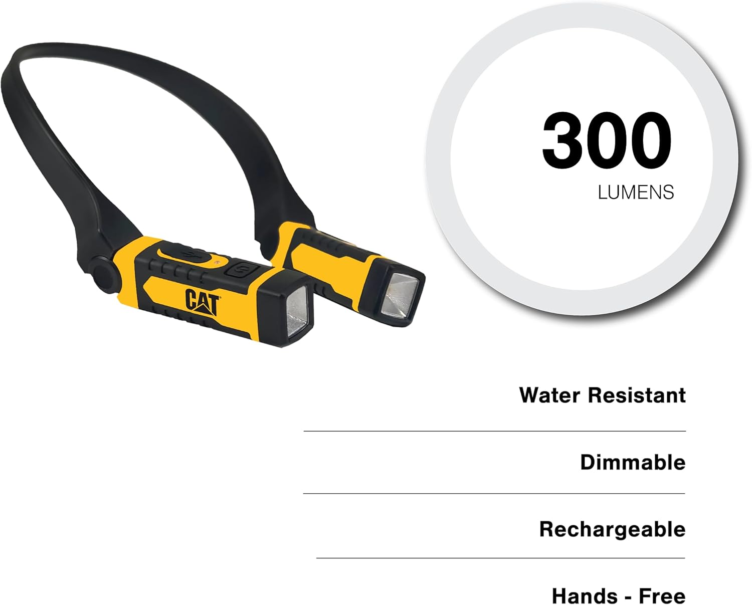 CAT CT7105 Rechargeable LED Neck Light for Mechanics Camping Hunting DIY Reading