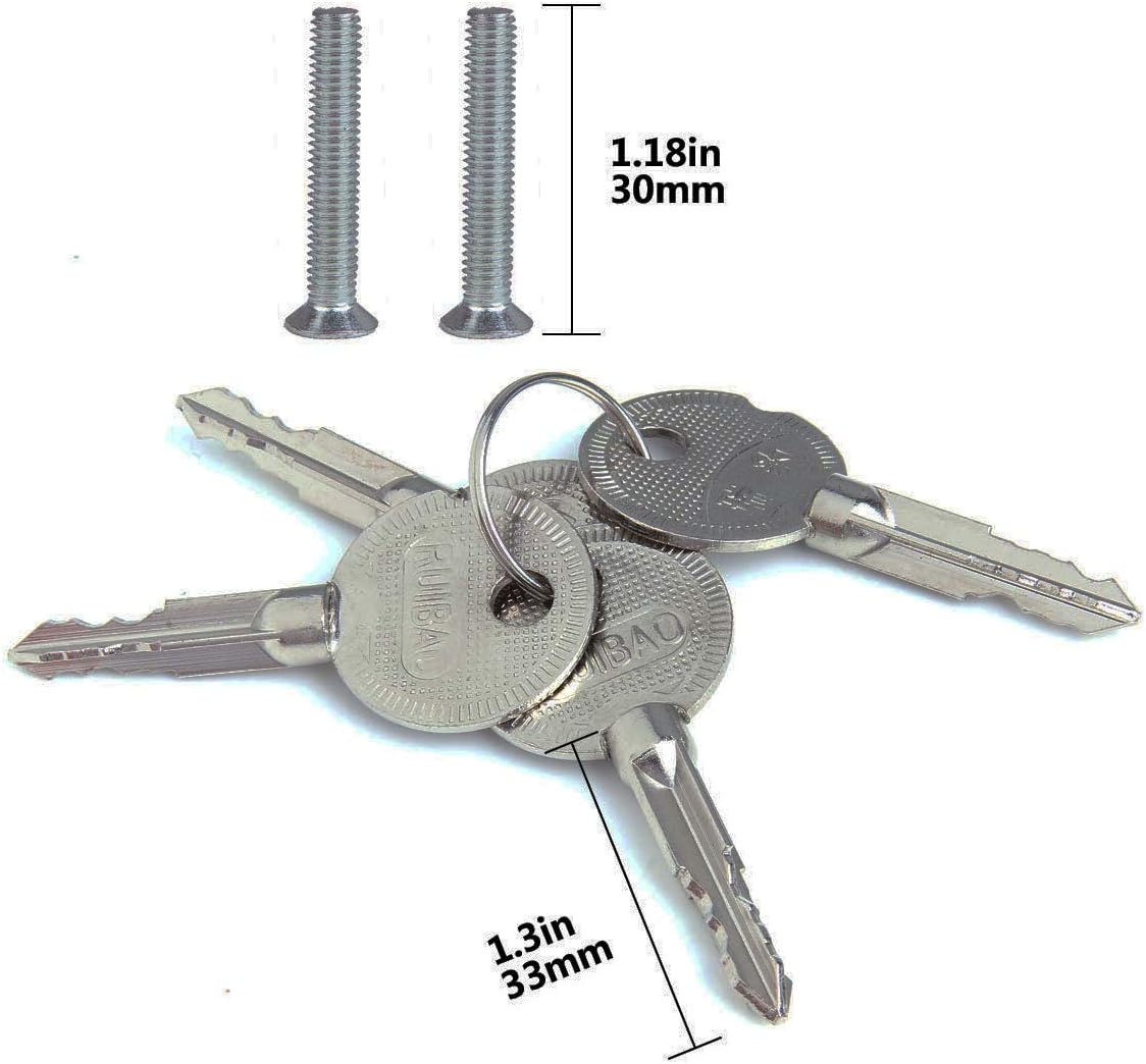 SENENQU 2 Pack Garage Door T Handle Lock 1