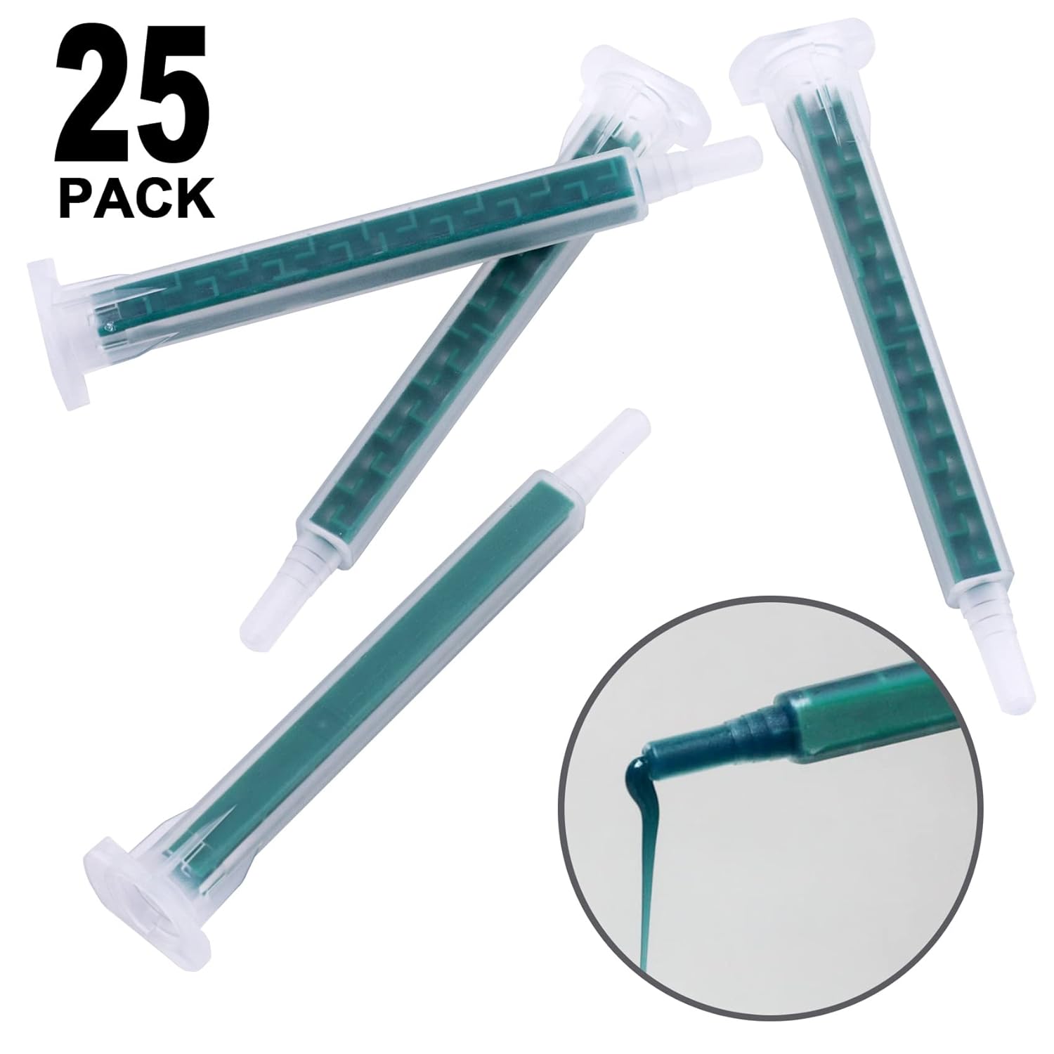 PAGOW 25Pcs 33 Inch Epoxy Mixing Nozzle