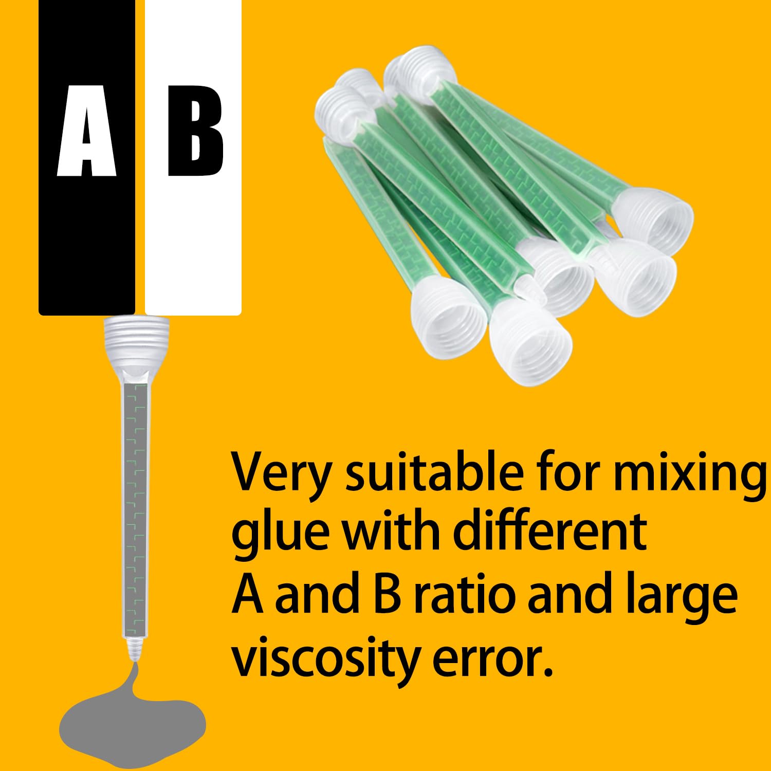 Epoxy Mixing Nozzles 10 PCS 1112 Ratio Cartridge Tips