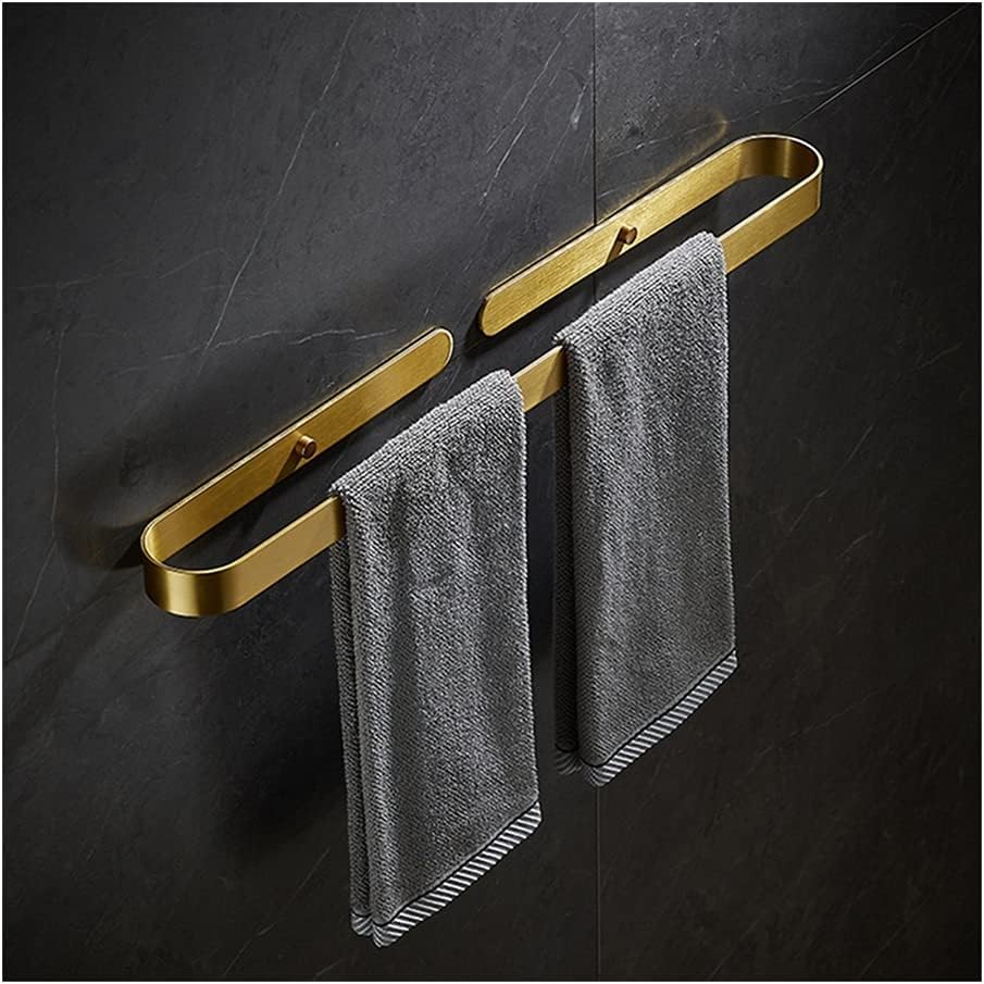 ANNBKA Brush Gold Wall-Mounted Towel Bar 1