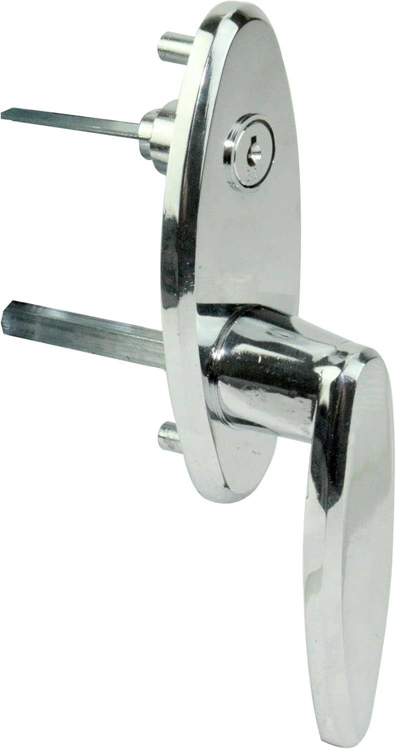 Garage Door L Handle Keyed with 2 Keys