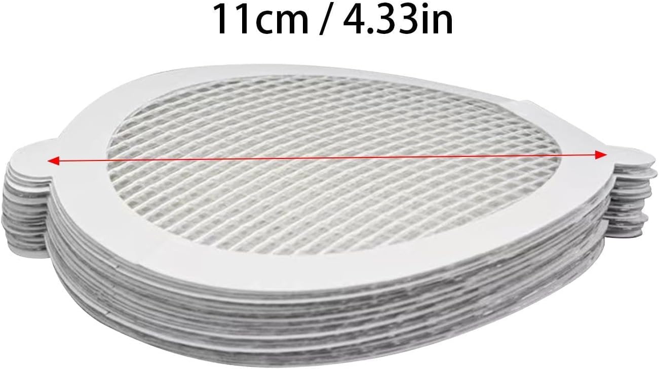 Hair Drain Stickers - Waterproof Adhesive Hair Catcher for Bathroom and Laundry