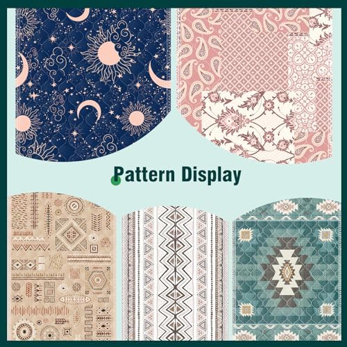 MILDPLUS Washable Bed Pads 34X52 Reusable Underpads with Printed Design