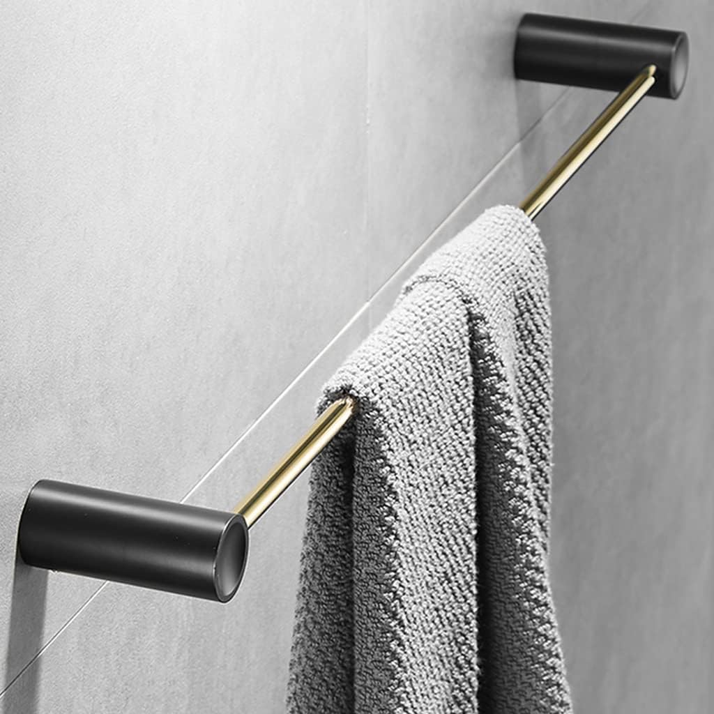 ANNBKA Black Gold Towel Bar Bathroom Pendant