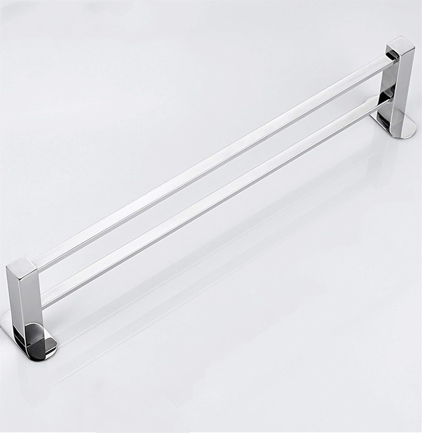 BOCbco Wall Mounted Towel Rail Double Bar for Kitchen Bathroom Hotel