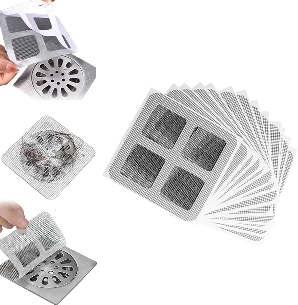 Disposable Hair Drain Stickers 4x4 Inches 5PCS