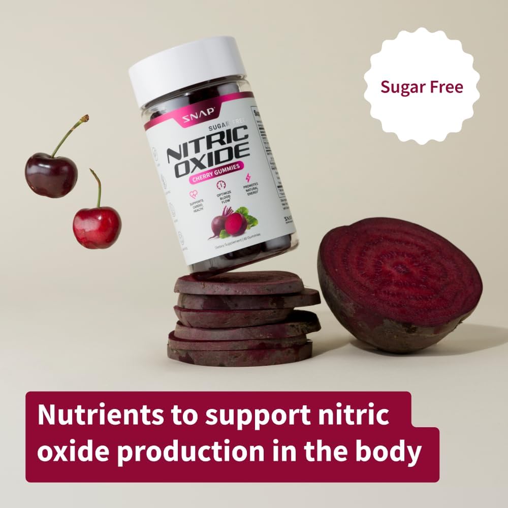 Snap Supplements Nitric Oxide Beet Root Gummies - 180 Count