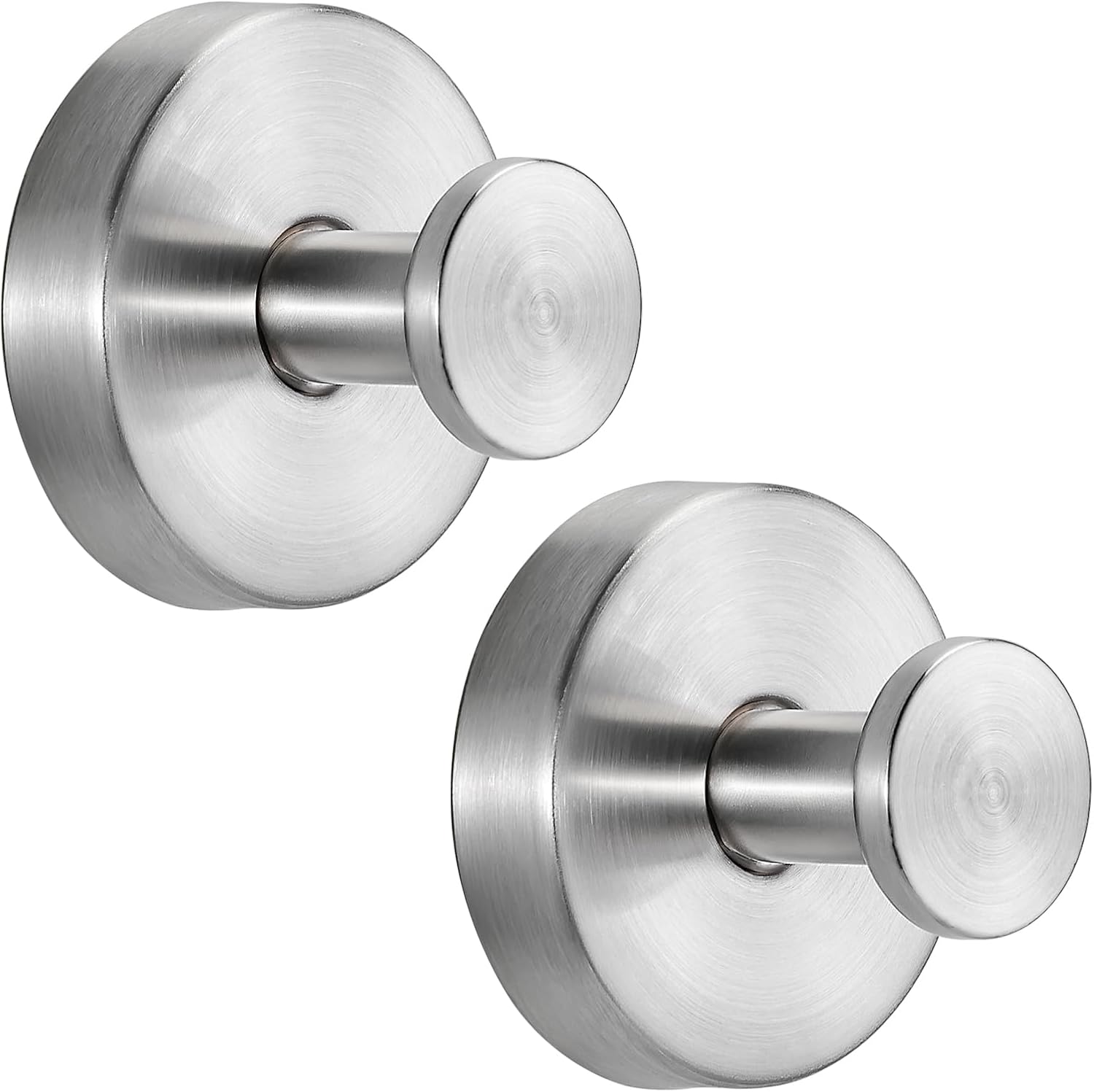 Fenas Suction Cup Hooks 2 Pack Brushed Nickel 1
