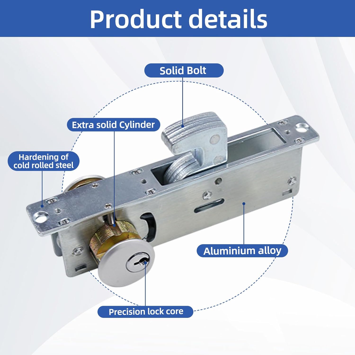 TTSITG Storefront Mortise Hook Deadbolt Lock