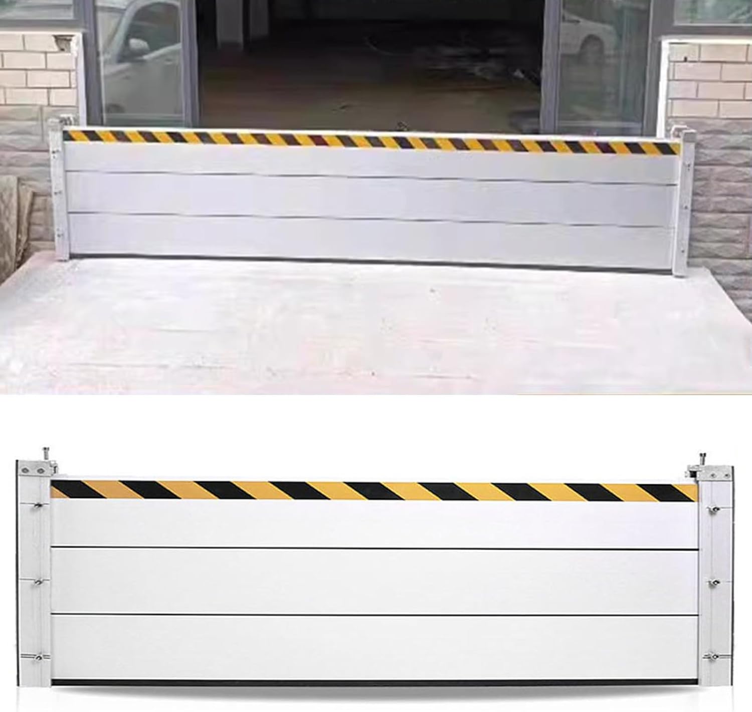 High Flood Control Baffle Door Barrier with Aluminum Gate