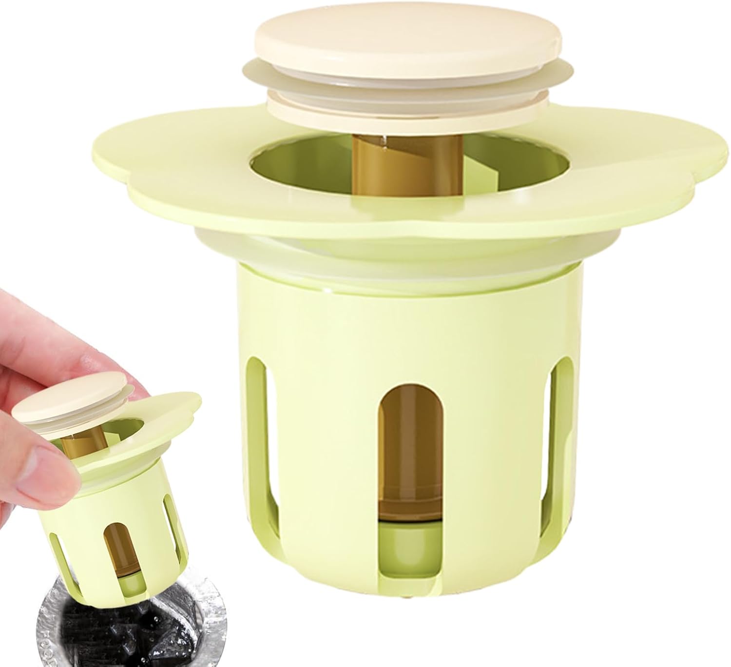 Flower Shaped Silicone Drain Stopper for Kitchen Shower Bath