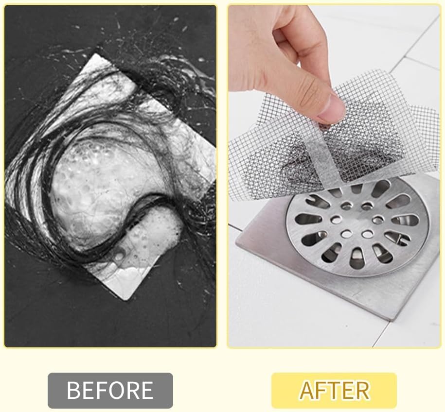 Disposable Hair Drain Stickers 4x4 Inches 5PCS
