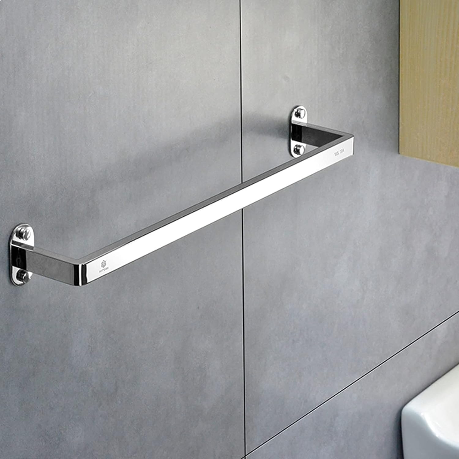 TiStm Wall Mounted Towel Rack Single Bar 40Cm
