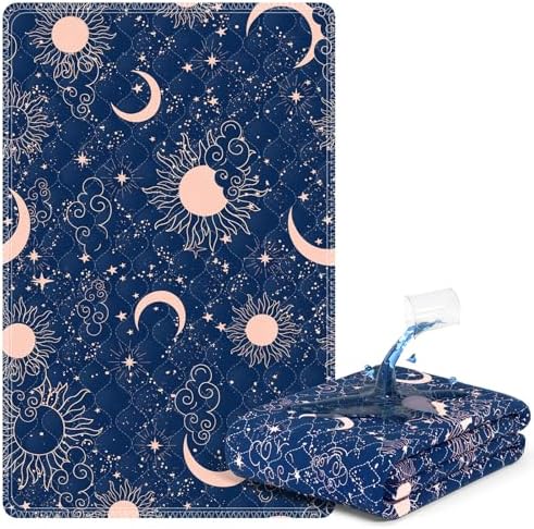 MILDPLUS Washable Bed Pads 34X52 Reusable Underpads with Printed Design