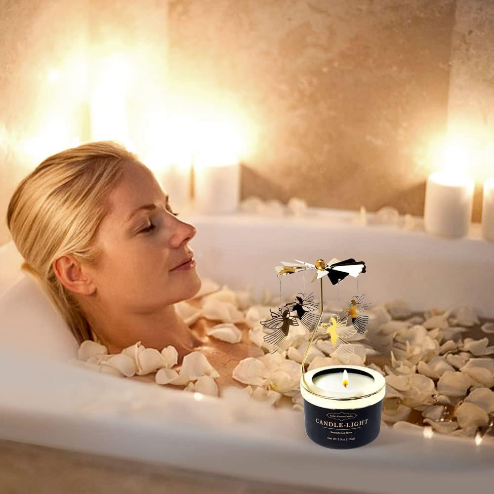 Kellys Custom Candles Angel Rotating Scented Candle