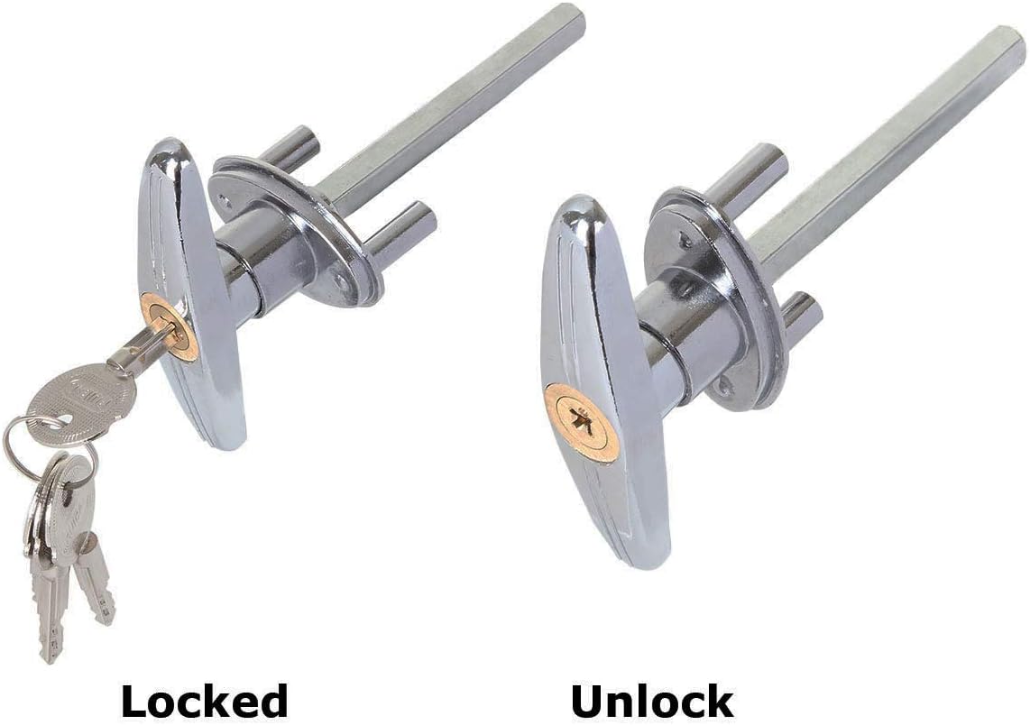 SENENQU 2 Pack Garage Door T Handle Lock 1